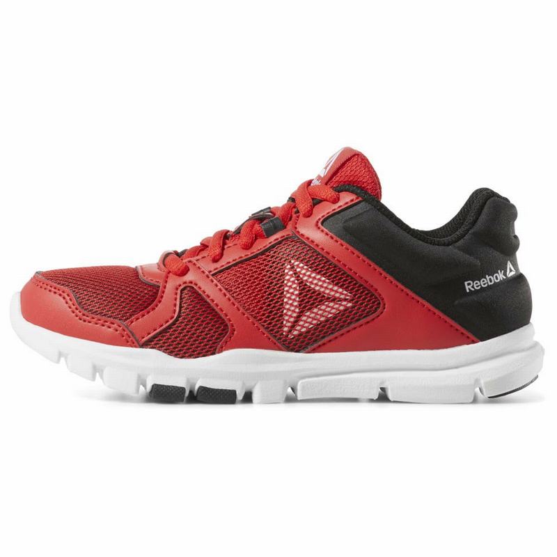 Reebok Yourflex Train 10 Botasky Dievcenske - Červené/Čierne/Biele HY4156CW